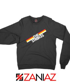 The Strokes Striped Graphic Sweatshirt