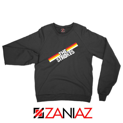 The Strokes Striped Graphic Sweatshirt