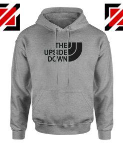 The Upside Down North Face Sport Grey Hoodies