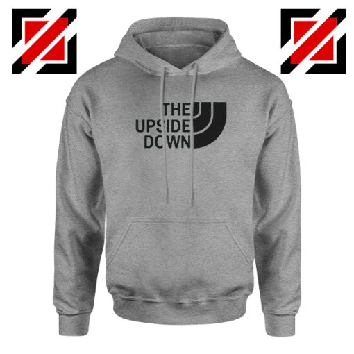 The Upside Down North Face Sport Grey Hoodies