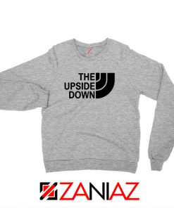 The Upside Down North Face Sport Grey Sweatshirts