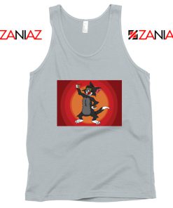 Tom The Cat Wins Sport Grey Tank Top