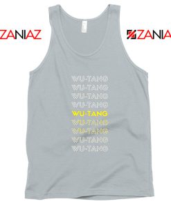 Typography Rapper SPort Grey Tank Top