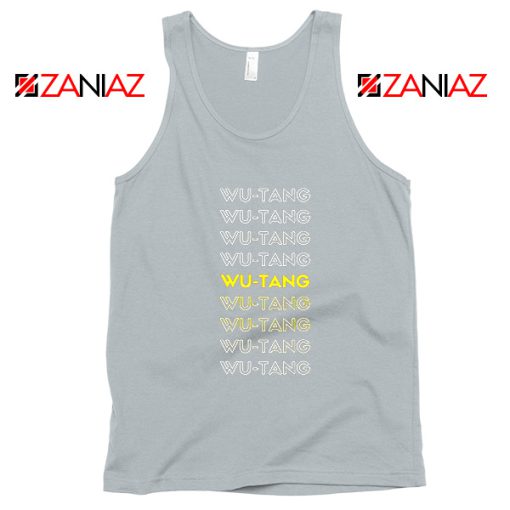 Typography Rapper SPort Grey Tank Top