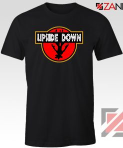 Upside Down Jurassic Park Black Tshirt