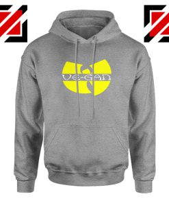 Vegan Logo Wu Tang Clan Sport Grey Hoodie