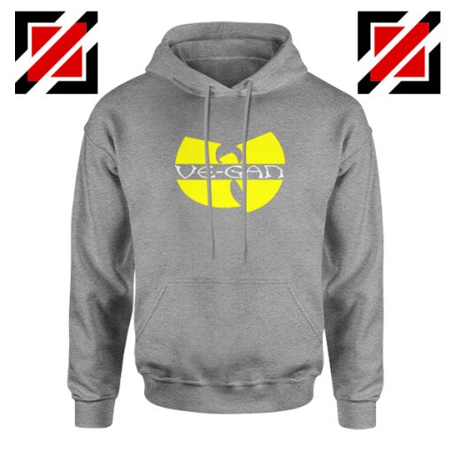 Vegan Logo Wu Tang Clan Sport Grey Hoodie