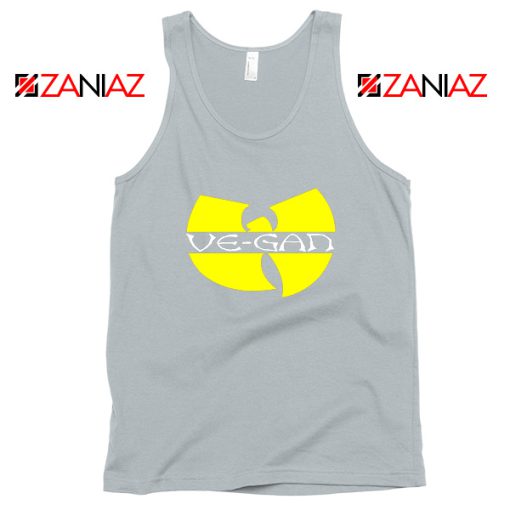 Vegan Logo Wu Tang Clan Sport Grey Tank Top