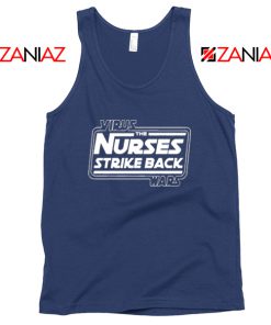 Virus The Nurses Strike Back Wars Navy Blue Tank Top