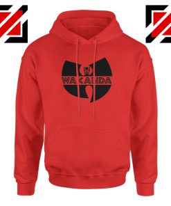 Wakanda Parody Red Hoodie Wutang Logo