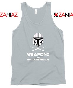 Weapons Are Part Of My Religion Mando Sport Grey Tank Top