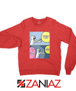 Wish Order Corona Virus Red Sweatshirt