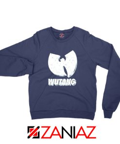 Wutang Clan Logo Vintage 90s Navy Blue Sweatshirt