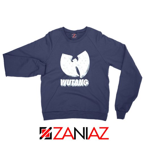 Wutang Clan Logo Vintage 90s Navy Blue Sweatshirt