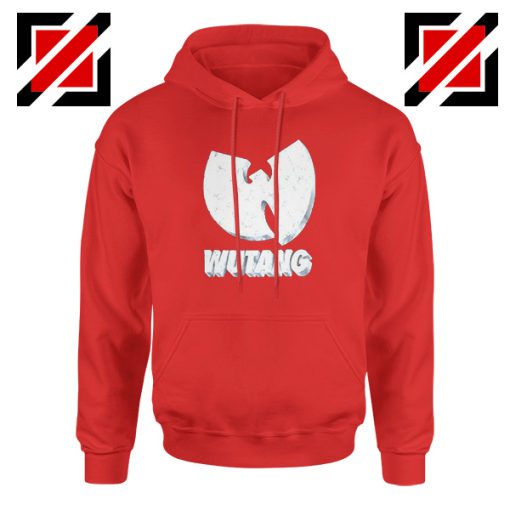 Wutang Clan Logo Vinyage 90s Red Hoodie