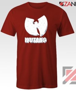 Wutang Clan Logo Vinyage 90s Red Tshirt