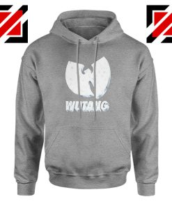 Wutang Clan Logo Vinyage 90s Sport Grey Hoodie