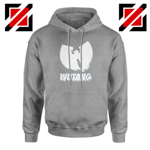 Wutang Clan Logo Vinyage 90s Sport Grey Hoodie