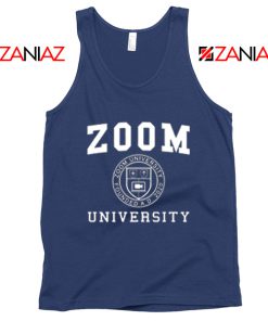 Zoom University Seal Navy Blue Tank Top