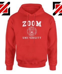 Zoom University Seal Red Hoodie