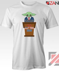 Vote Baby Yoda 2020 White Tshirt