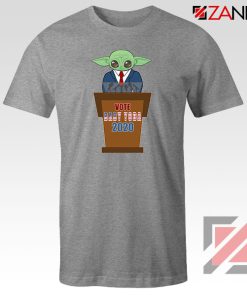 Vote Baby Yoda 2020 Sport Grey Tshirt