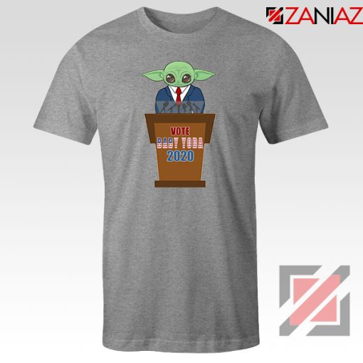 Vote Baby Yoda 2020 Sport Grey Tshirt