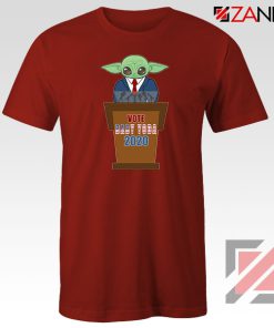 Vote Baby Yoda 2020 Red Tshirt