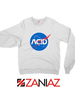 Acid Nasa White Sweatshirt