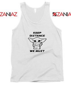 Baby Yoda Keep Distance Tank Top