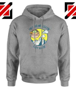 Baby Yoda They See Me Sport Grey Hoodie