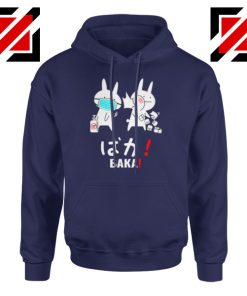 Baka Rabbits Navy Blue Hoodie