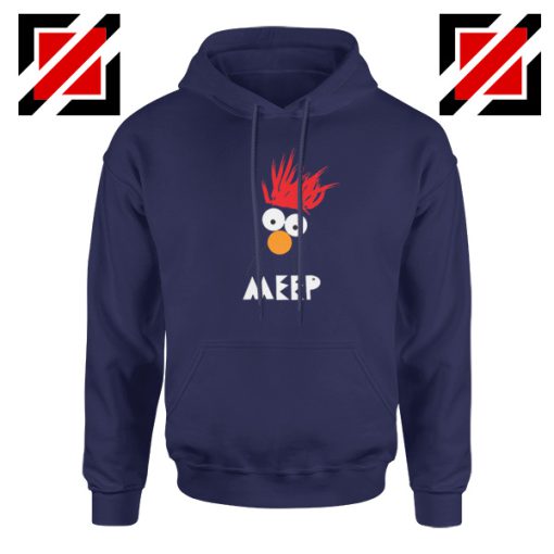 Beaker Muppet Meep Navy Blue Hoodie