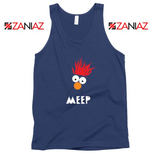 Beaker Muppet Meep Navy Blue Tank Top