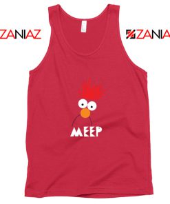 Beaker Muppet Meep Red Tank Top