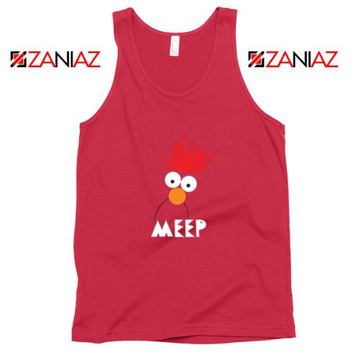 Beaker Muppet Meep Red Tank Top