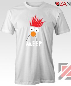 Beaker Muppet Meep White Tshirt