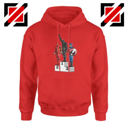 Black Panther Winner Red Hoodie