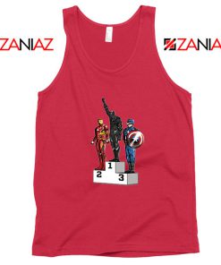 Black Panther Winner Red Tank Top