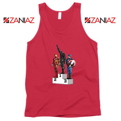 Black Panther Winner Red Tank Top