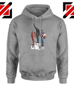 Black Panther Winner Sport Grey Hoodie