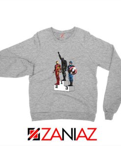 Black Panther Winner Sport Grey Sweatshirt