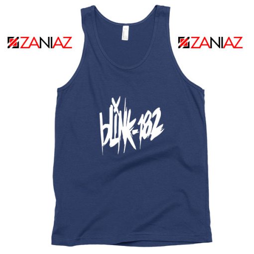 Blink 182 Tour Show Navy Blue Tank Top