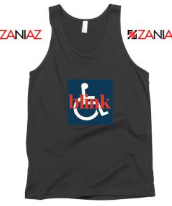 Blink 182 Wheelchair Black Tank Top