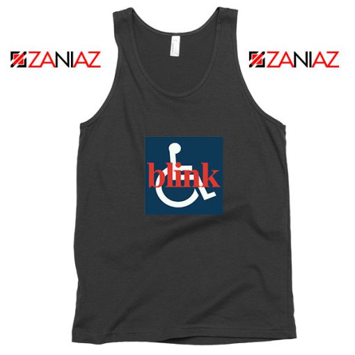 Blink 182 Wheelchair Black Tank Top