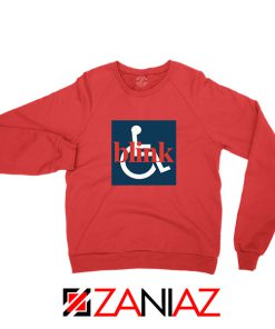 Blink 182 Wheelchair Red Sweatshirt