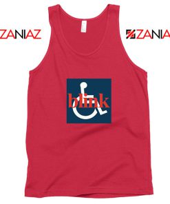 Blink 182 Wheelchair Red Tank Top