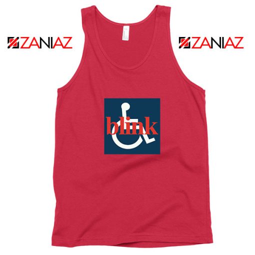 Blink 182 Wheelchair Red Tank Top