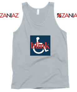 Blink 182 Wheelchair Sport Grey Tank Top