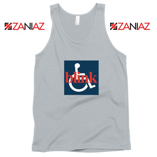 Blink 182 Wheelchair Sport Grey Tank Top